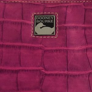 D&B Pink Alligator-Type Pattern Leather Purse